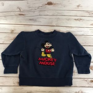 Mickey Mouse Sweatshirt Toddler Kid Size 4 (XS)